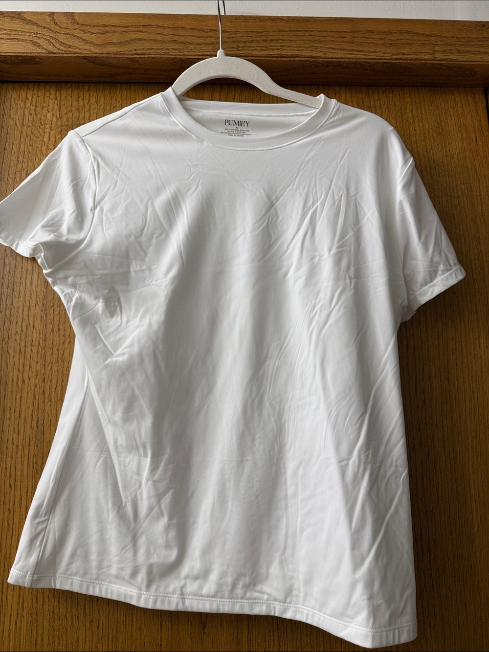 PUMBY Classic White Crewneck Tee